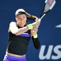 Petra Kvitová Petra Kvitová v zápase 2. kola US Open 2019