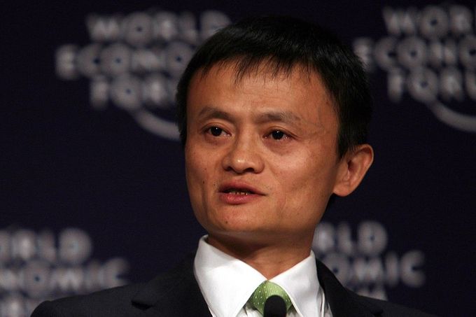 Čínský miliardář, majitel internetové obchodní firmy Alibaba.