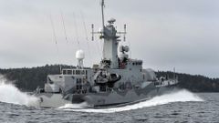 Švédské námořnictvo prohledává vody nedaleko Stockholmu.