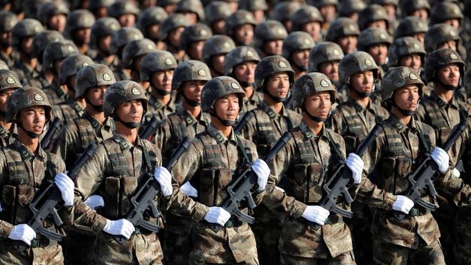 Čínská lidová armáda.