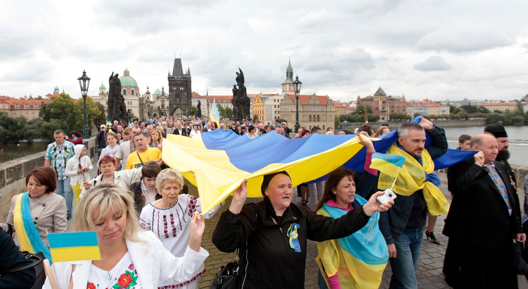 Oslavy nezávislosti Ukrajiny v Praze