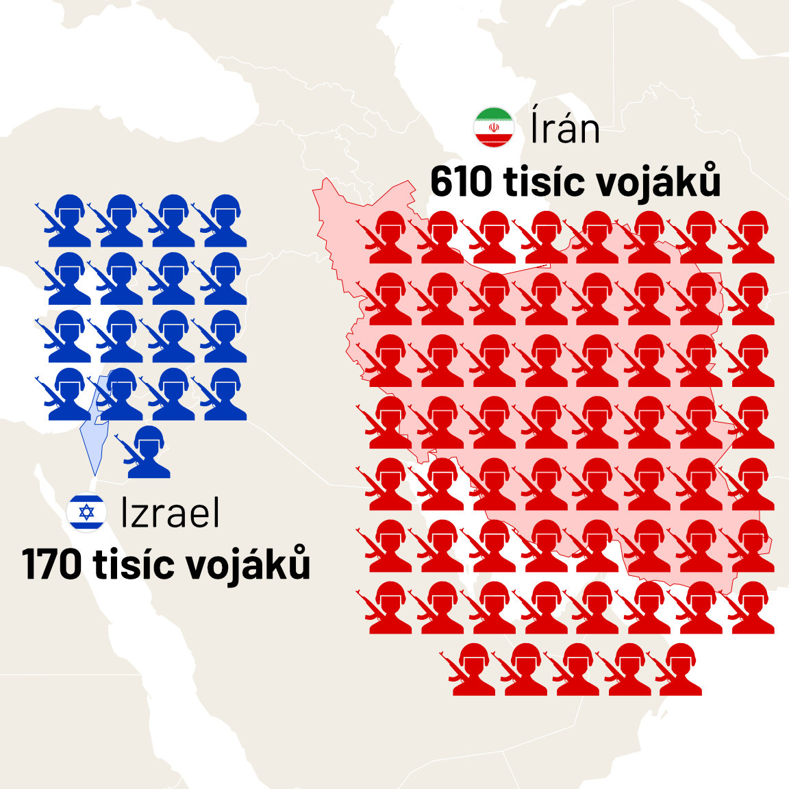 Izrael Írán Infografiky final