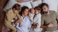 spánek, rodiče, děti