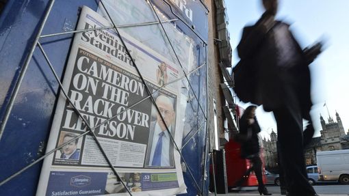 Zpráva soudce Briana Levesona se stala pro britská média tématem číslo jedna.