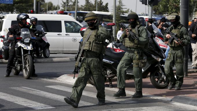Policie v Izraeli. Ilustrační foto