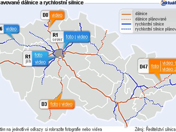 Čtěte také Připravované dálnice a rychlostní silnice