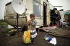 Francie postaví zeď kolem tábořiště pro Romy. V plánu nebyla