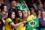Brazilské fanynky v publiku tak mohly slavit první vítězství svého týmu na turnaji.