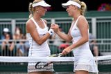 V závěsu jsou další tenisové blondýny. Například Denisa Allertová a Caroline Wozniacká, protihráčky z druhého kola turnaje.
