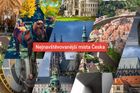 grafika - nejnavštěvovanější místa Česka