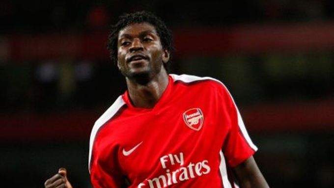 Emmanuel Adebayor v dresu Arsenalu