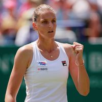 Karolína Plíšková Karolína Plíšková ve finále na turnaji v Eastbourne