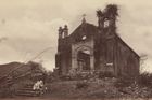 Ruiny kostela San Miguel v Panamě, 1877.