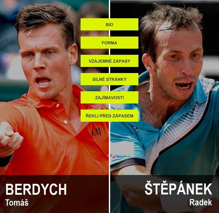 H2H - tenis - Berdych vs Štěpánek