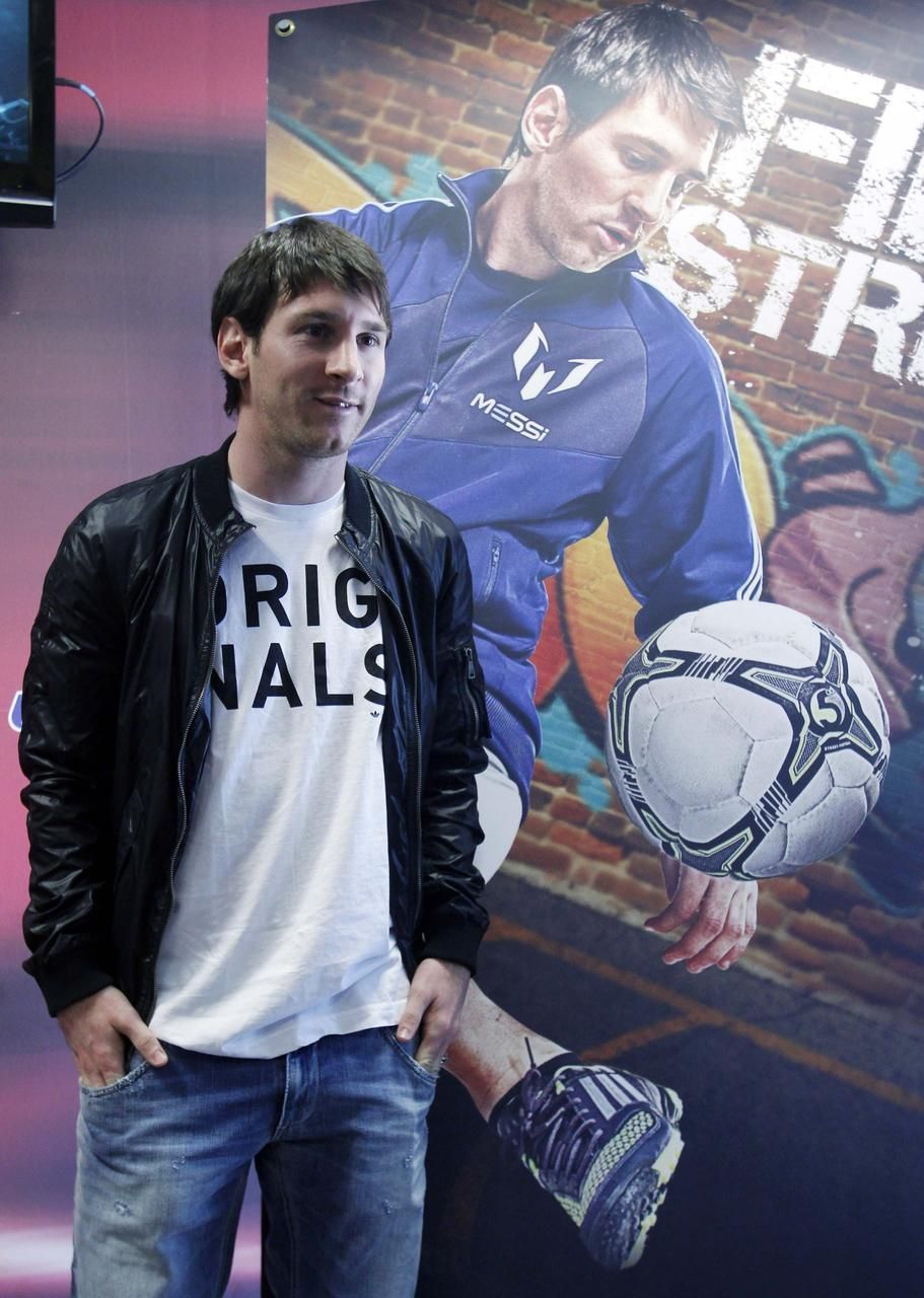 Messi při prezentaci videohry