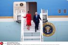 NEPOUŽÍVAT - Prezident Donald Trump s manželkou Melanií navštívili Paříž