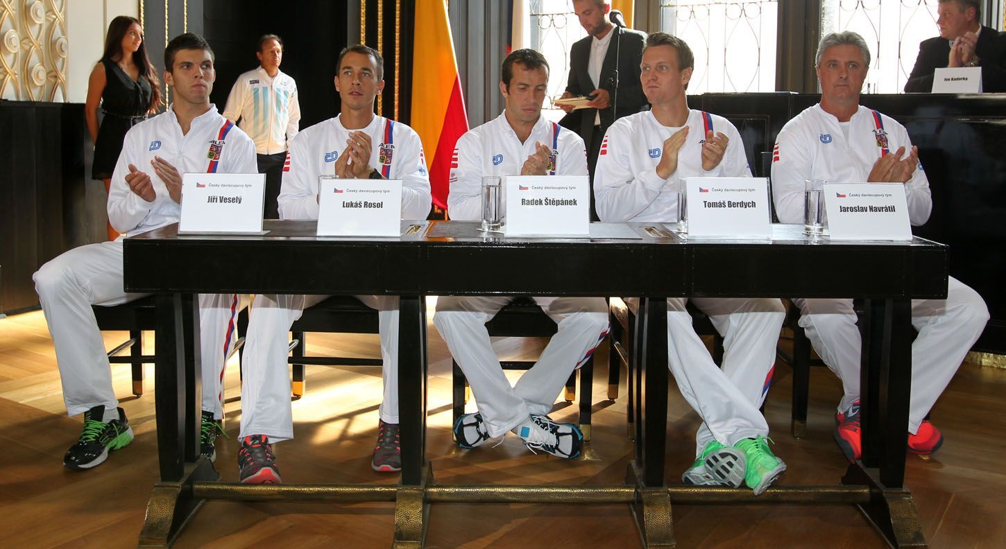Los semifinálového duelu Davis Cupu 2013 Česko - Argentina