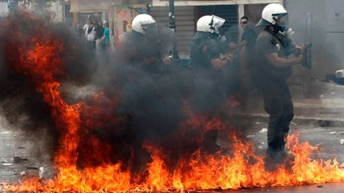 Květnová stávka v Řecku