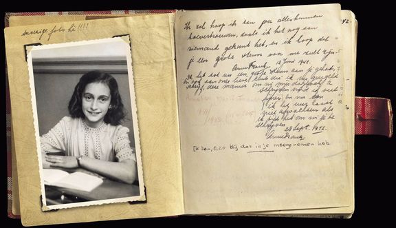 Ukázka z deníku Anne Frankové.