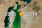 grafika - srovnání - Aralské jezero