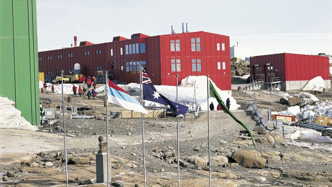 Australská polární stanice Mawson.