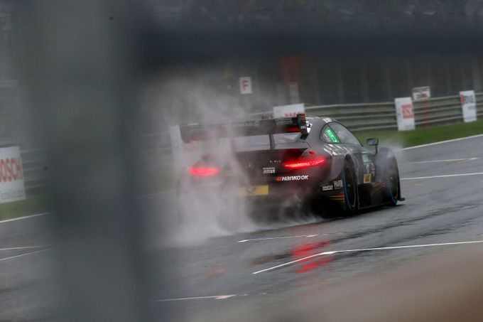 Sébastien Ogier ve voze Mercedes-AMG C 63 DTM v závodě DTM na Red Bull Ringu 2018.