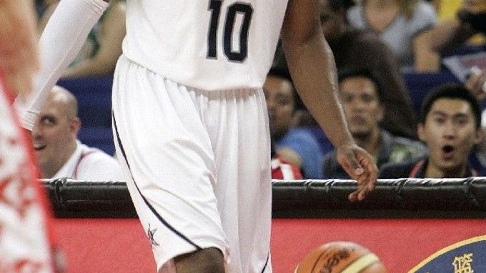 Kobe Bryant je jednou z největších hvězd olympijských her v Pekingu.