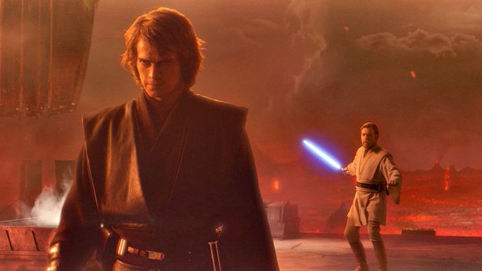 V očekávaném seriálu se znovu střetnou Obi-Wan Kenobi hraný Ewanem McGregorem (vpravo) a Darth Vader v podání Haydena Christensena.