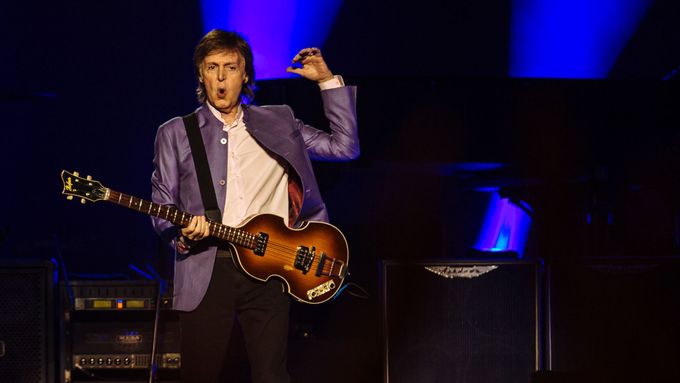 Paul McCartney na koncertě v pražské O2 aréně