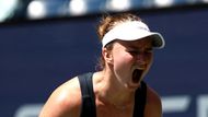 Barbora Krejčíková slaví postup do druhého kola US Open 2025