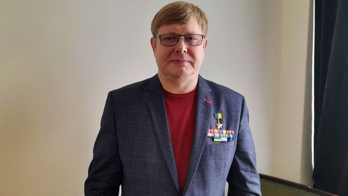Hrdina Ukrajiny a bývalý politický vězeň Volodymyr Žemčugov