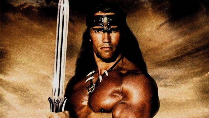 Barbar Conan vtělený do Arnolda Schwarzeneggera.
