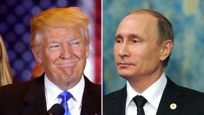 Americký prezident Donald Trump a jeho ruský protějšek Vladimir Putin.