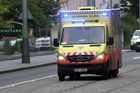 Na Kroměřížsku bourala dodávka, řidič byl zraněn