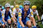 První hromadný spurt na Vueltě vyhrál italský cyklista Trentin