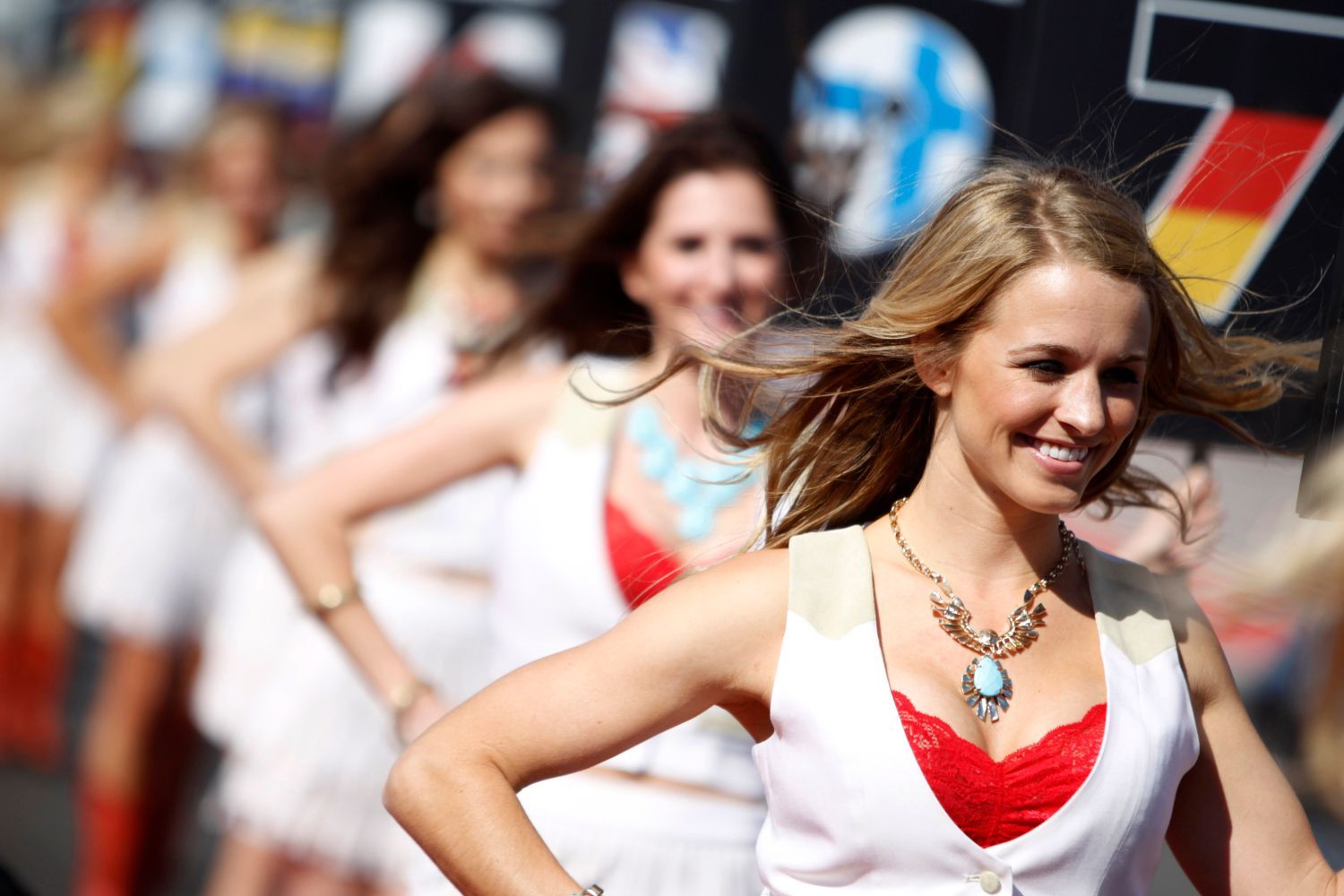 Grid girls na Circuit of the Americas