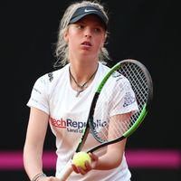 Linda Fruhvirtová Česká tenistka Linda Fruhvirtová