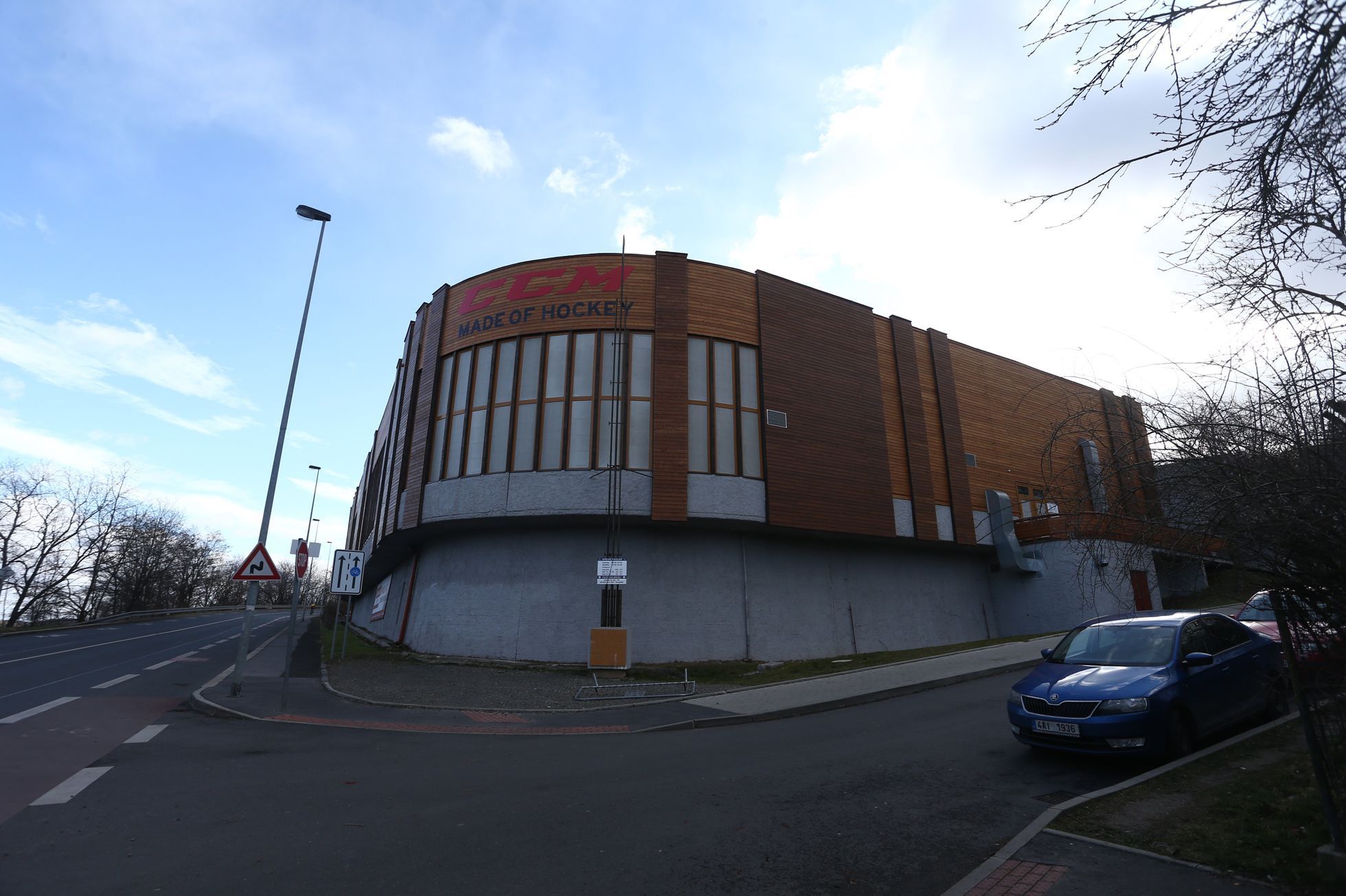 Zimní stadion Kobra (dříve Konstruktiva), únor 2020