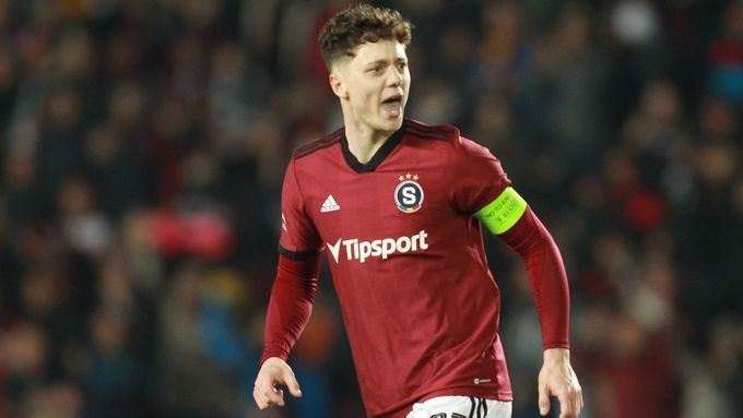 Ladislav Krejčí v derby Sparta - Slavia ve 27. kole Fortuna:Ligy