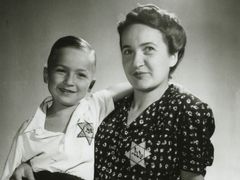 One of the few that have been identified several weeks ago. Gertruda Zelenková, wife of renowned architect Františka Zelenka, and their son Martin. All three dies in 1944 in Auswitz.