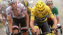 Warren Barguil, Chris Froome a Fabio Aru