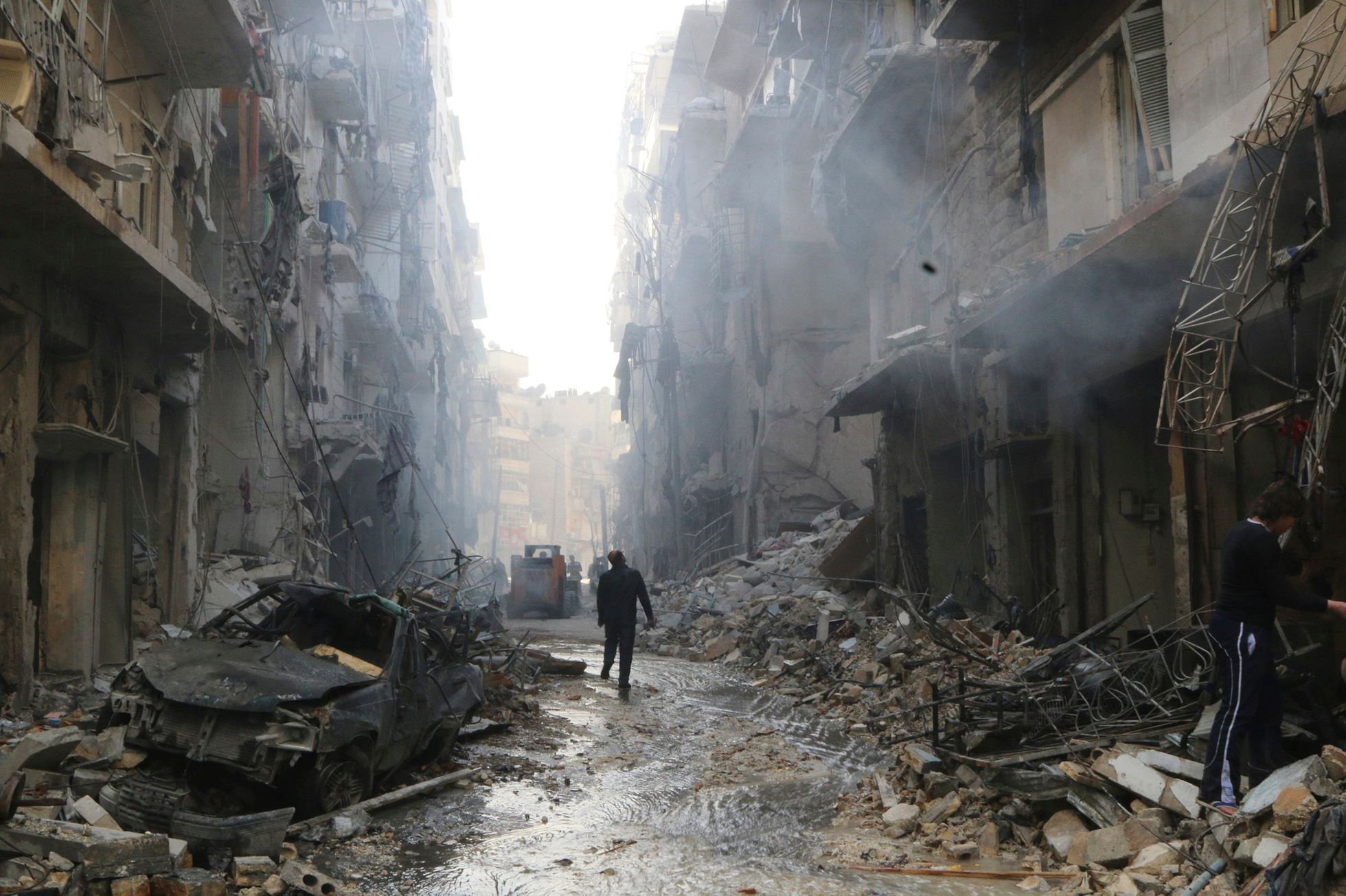 Aleppo, březen 2014