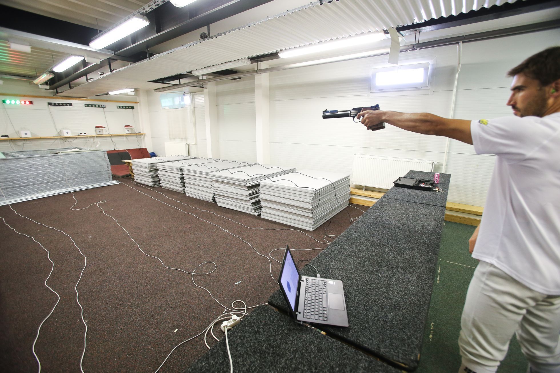 Příprava moderního pětibojaře Davida Svobody na olympiádu do Ria