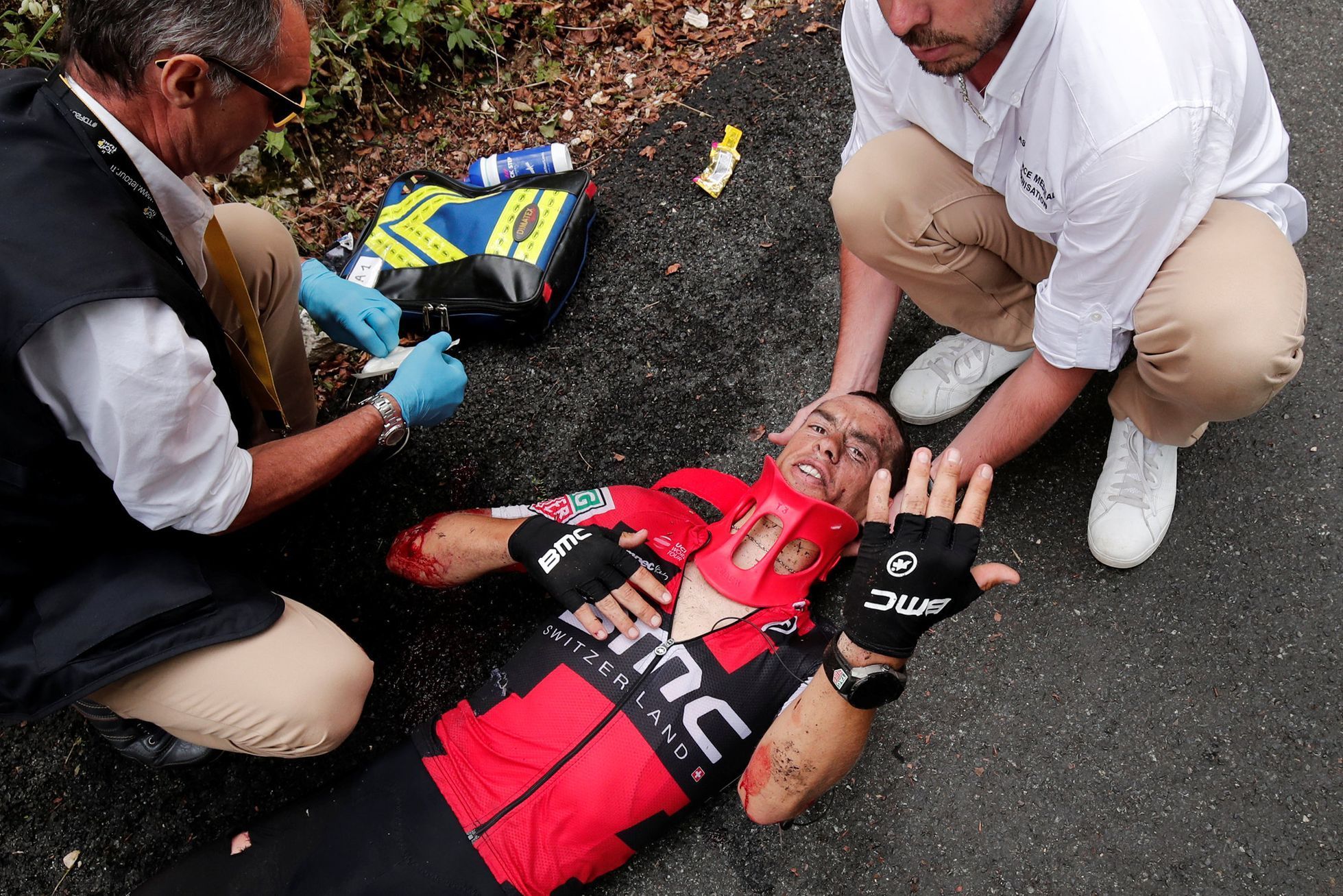 Tour de France 2017, 9. etapa: zraněný Richie Porte