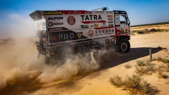Martin Kolomý v Tatře na El Chott Rallye 2018