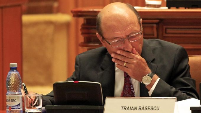 Nesmiřitelní rivalové. Prezident Traian Basescu...