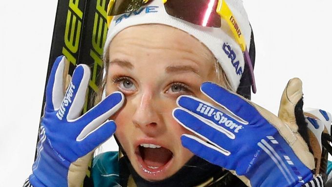 Stina Nilssonová získala jako první Švédka malý glóbus za prvenství ve sprintu.
