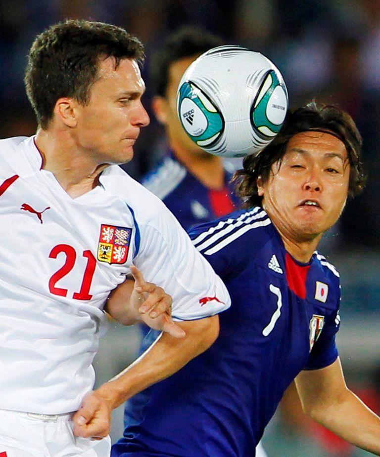 Útočník Lafata v utkání s Japonskem