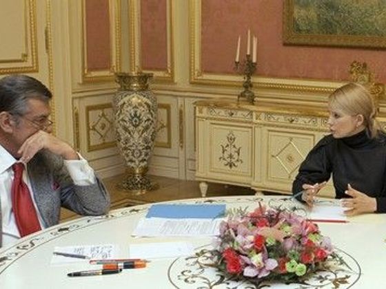 Více o krizi na Ukrajině Juščenko s Tymošenkovou během pondělního jednání