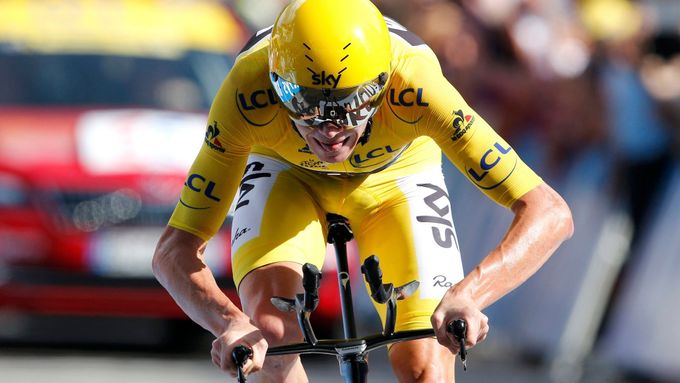 Chris Froome při Tour de France